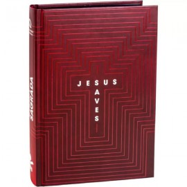 BÍblia sagrada letra grande capa Ilustrada Jesus saves